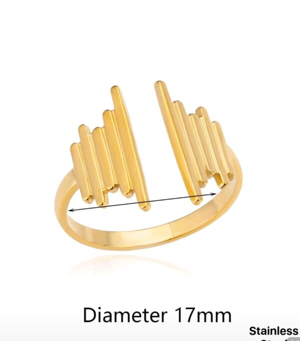 Geometric Cuff Ring - Image 2
