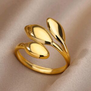 Leaf Flower Ring