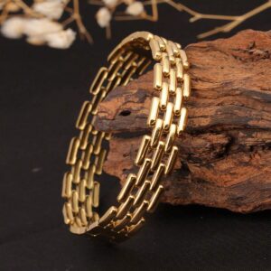18K Gold Plated Chain Design Bracelet