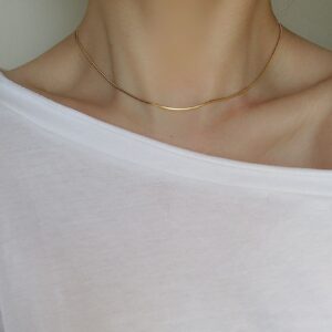 Minimalist Snake Necklace