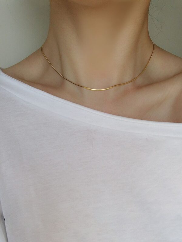 Minimalist Snake Necklace