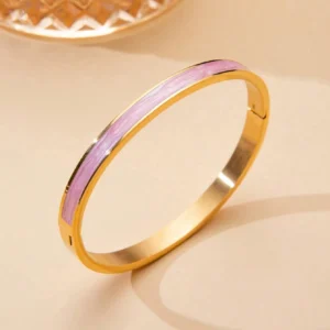 Gold & Light Pink Bracelet