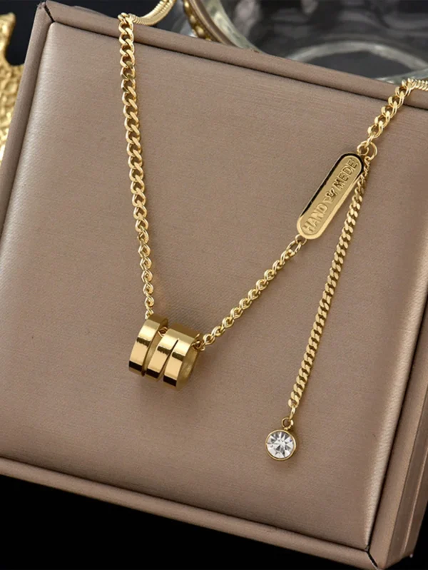18K Gold Fringe Necklace