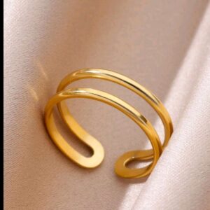 Double Layed Gold Ring