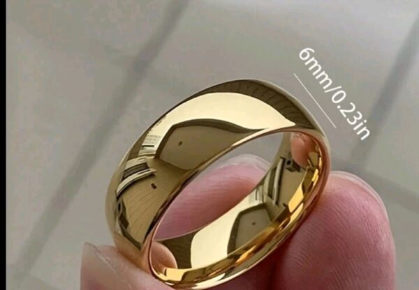Minimalist Chunky Plain Ring - Image 2