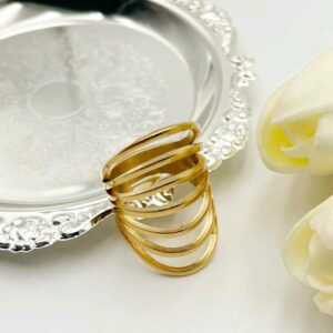 Adjustable Geomatric Ring