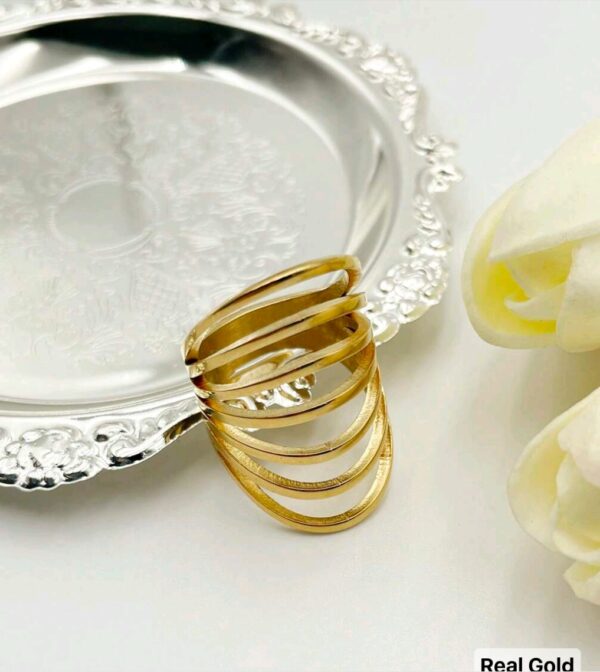 Adjustable Geomatric Ring