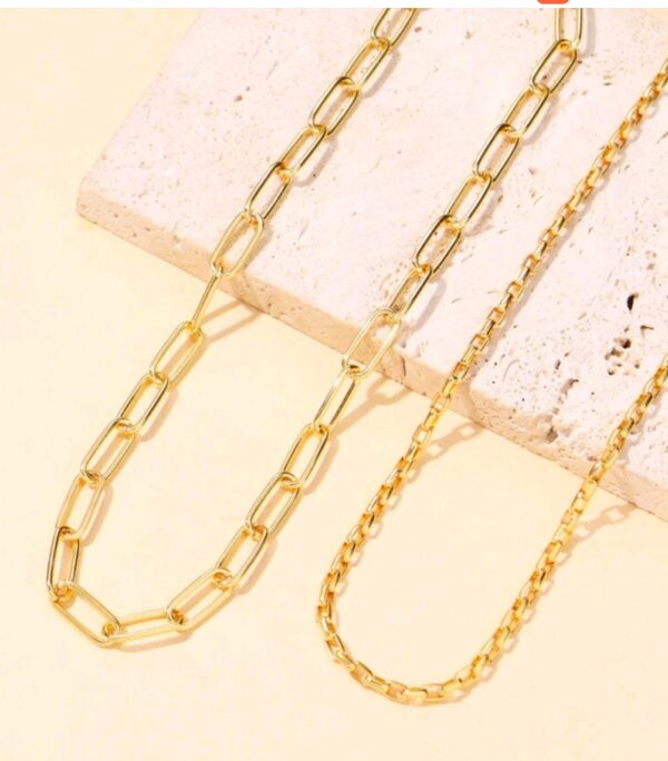 Mixed Double Layered Necklace - Image 3