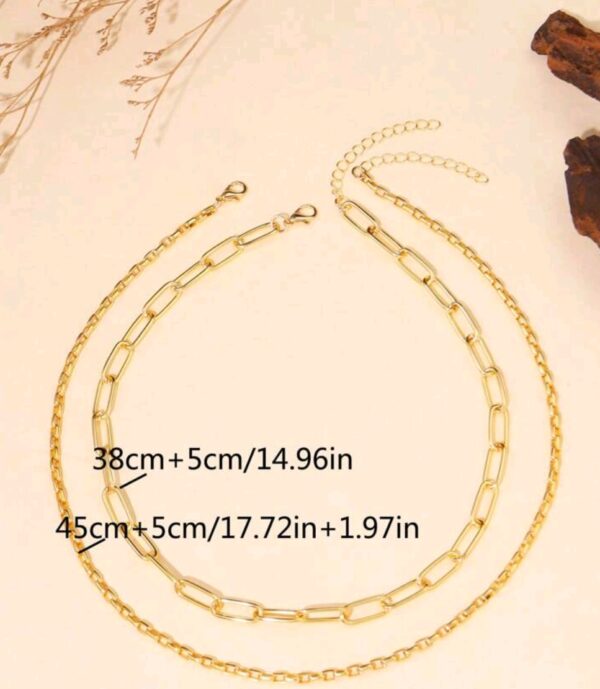 Mixed Double Layered Necklace - Image 6