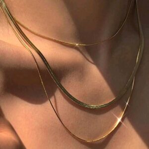 3Pcs Layered Snake Necklace