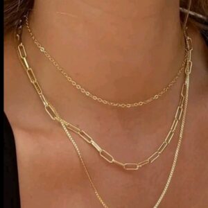 3Pcs Layered Lux Necklace