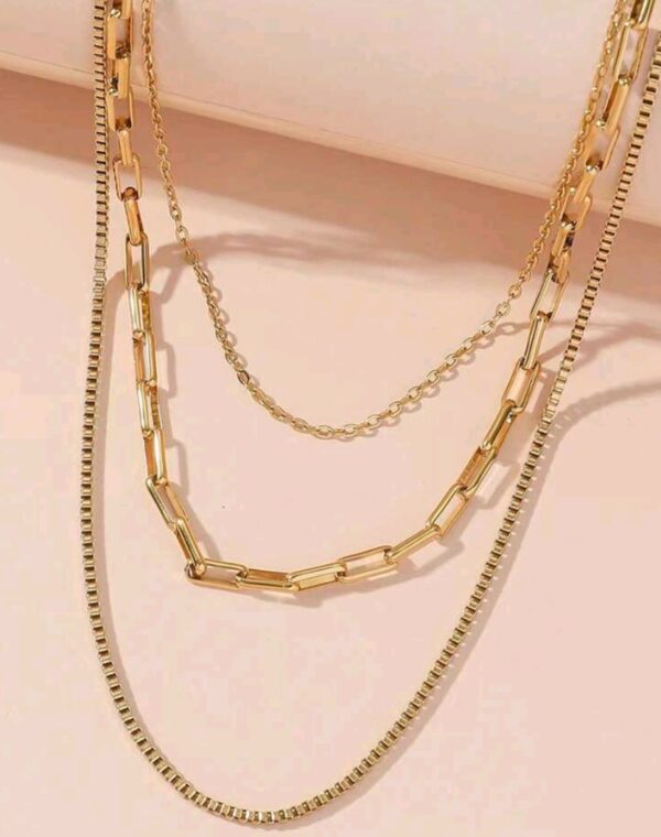 3Pcs Layered Lux Necklace - Image 4