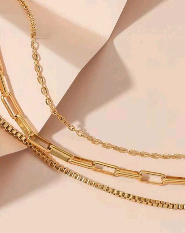 3Pcs Layered Lux Necklace - Image 6