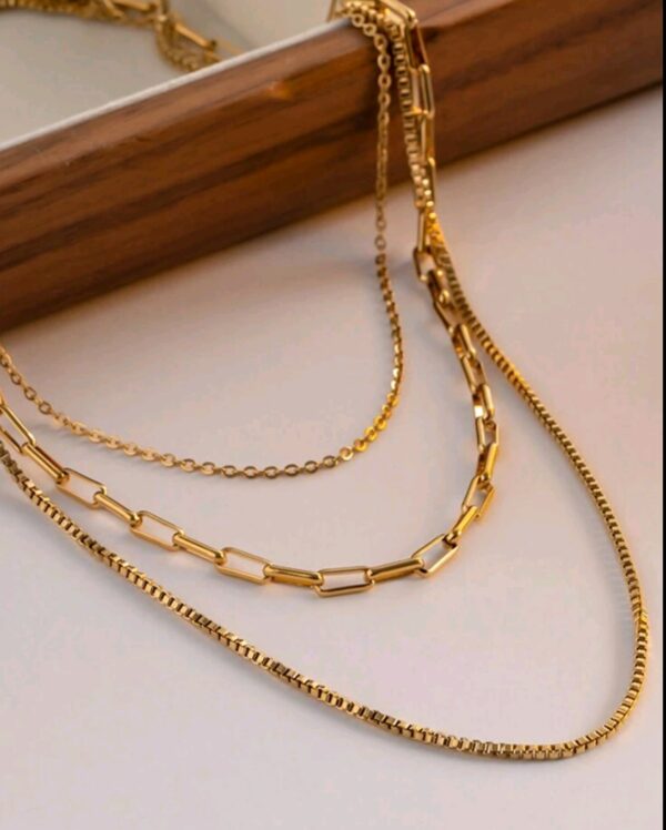 3Pcs Layered Lux Necklace - Image 7