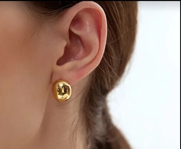 Hypoallergenic Gold Plated Stud Earrings