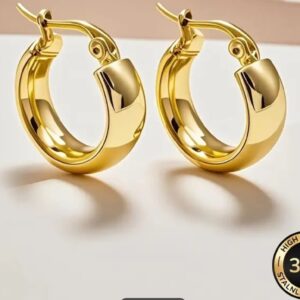 18k Gold Plated Hoop Earings