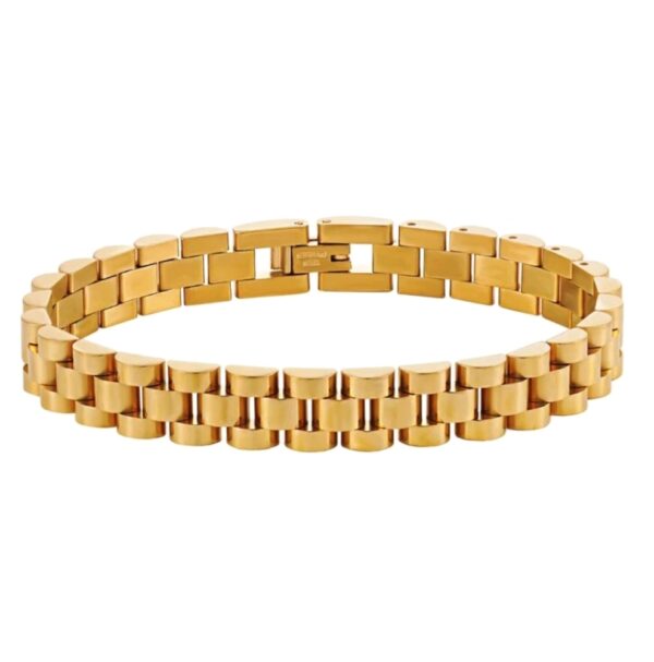 18K Gold Plated Watch Bracelet Band - Image 4